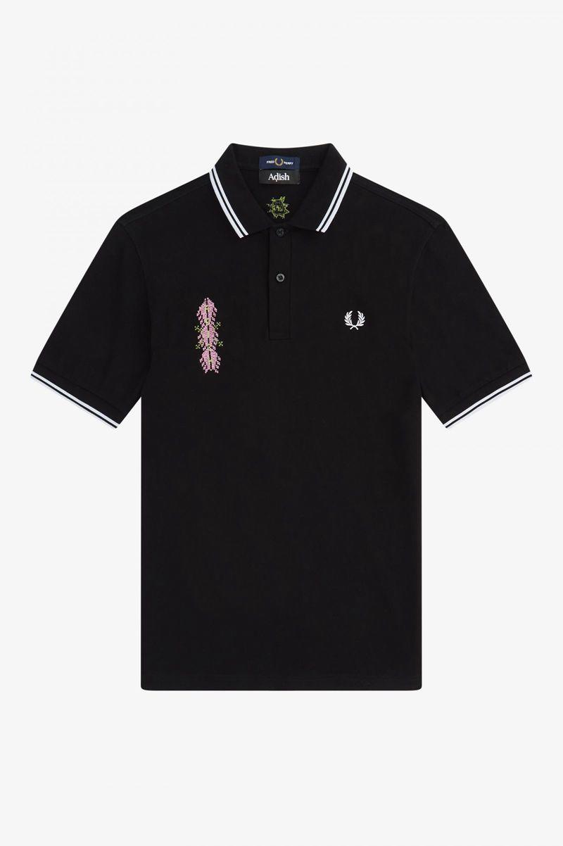 Black Fred Perry SM3180 Men's Polo Shirts | PH 1481JPQJ